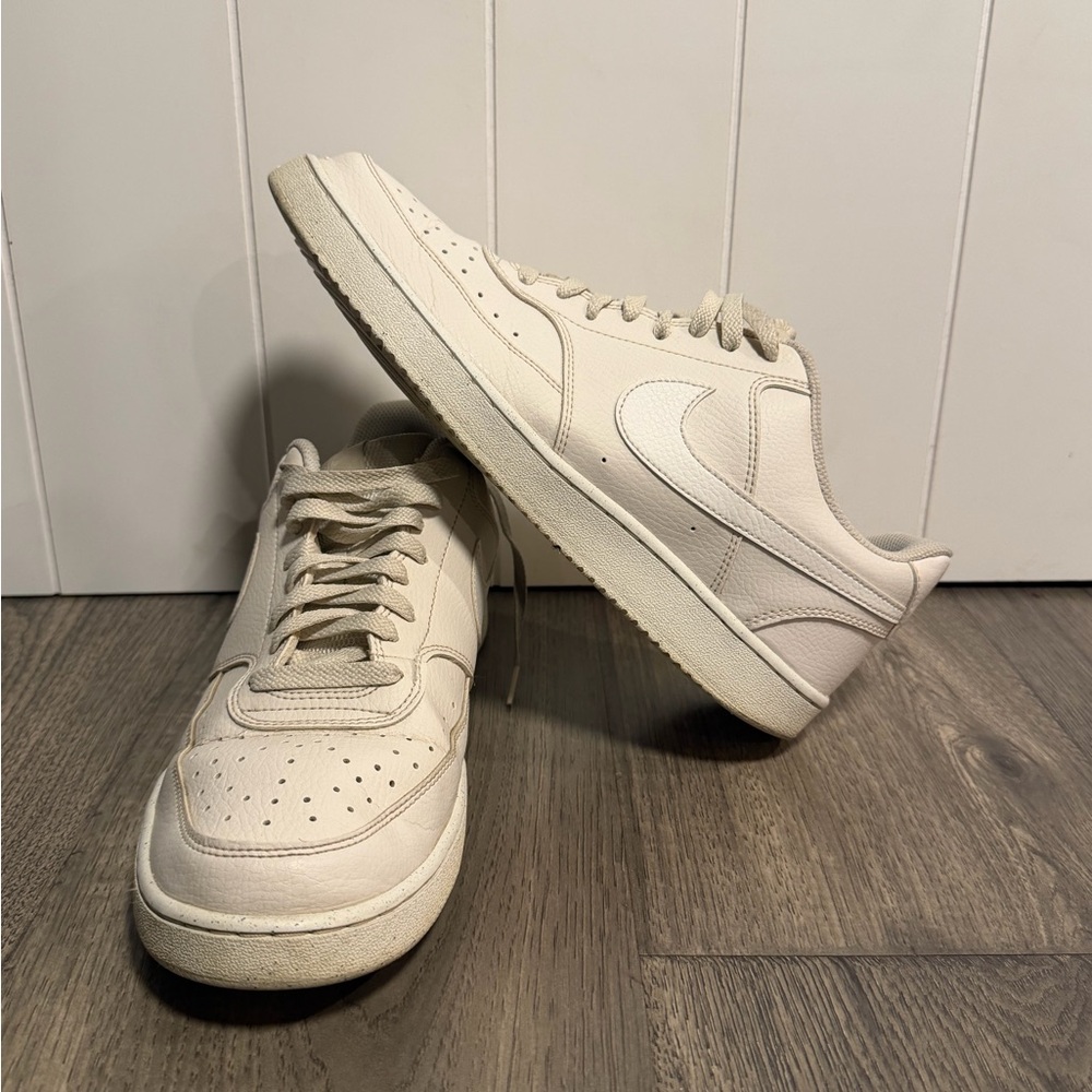 Men's Nike Court Vision Cream Sneakers